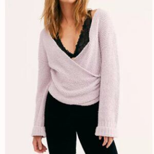 NWT Free People Sensual Wrap Sweater retail $128